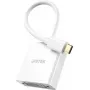 Adaptador USB-C para DVI Unitek V1429A01 — saída de vídeo 1080p 60Hz