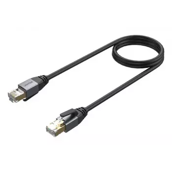 Cabo de rede UNITEK C18149AGY03-5M RJ-45 Cat8 5m preto
