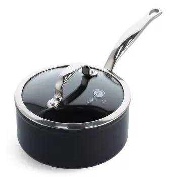 Panela GreenPan Barcelona Pro, 20 cm, preta