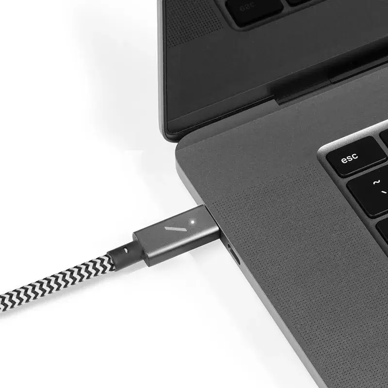 Native Union Belt Cable Pro USB-C para USB-C, 2,4 m, ecrã LED, Rose