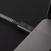 Native Union Belt Cable Pro USB-C para USB-C, 2,4 m, ecrã LED, Rose