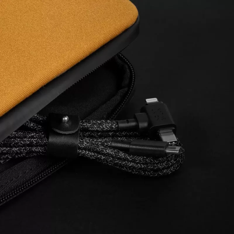 Cabo USB-C para USB-C / Lightning Native Union Belt Cable Duo, 1,5 m, verde