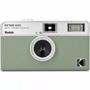 Máquina fotográfica de filme 35 mm Kodak EKTAR H35 Sage RK0103 — formato de filme 35 mm, controlo manual