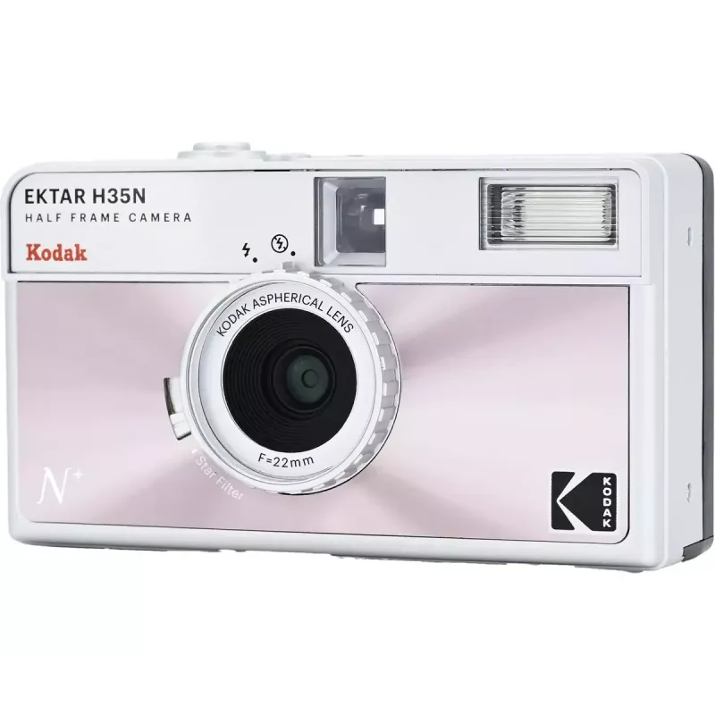 Máquina fotográfica de filme Kodak Ektar H35N glazed pink