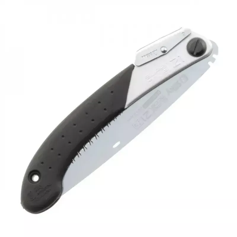 Serra dobrável Silky Super Accel 21 cm preto aço inoxidável