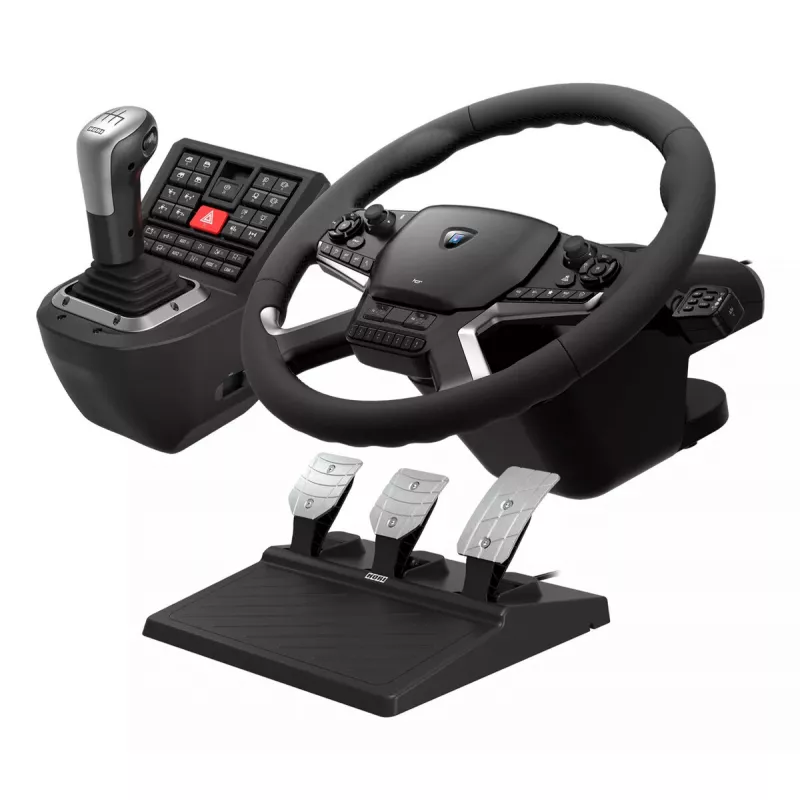 Volante Hori HPC-044E Force Feedback USB Type-C com fios preto
