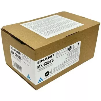 Toner Sharp MXC50TC ciano para impressoras Sharp compatíveis, OEM original MX-C50TC