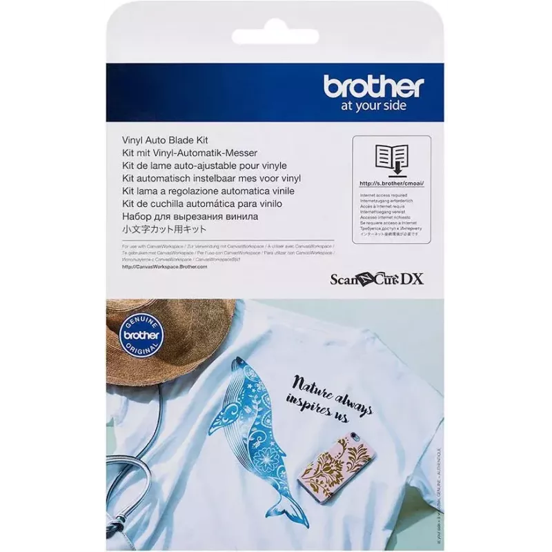 Conjunto de corte Brother CADXVBKIT1 para vinil com lâminas de precisão