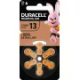 Pilha para aparelhos auditivos Duracell EasyTab 13 (PR48) pack de 6