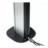Placa de base para fixação ao chão B-TECH SYSTEM X BT8380 para montagem no chão, 240×240×6 mm, 200 kg, preto