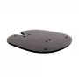 Placa de base para fixação ao chão B-TECH SYSTEM X BT8380 para montagem no chão, 240×240×6 mm, 200 kg, preto