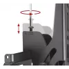 Suporte de parede B-TECH BT8431-PRO/B para ecrãs planos 39–55 polegadas, inclinável -15° a 15°, VESA até 400×400, capacidade de carga 50 kg, preto