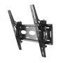 Suporte de parede B-TECH BT8431-PRO/B para ecrãs planos 39–55 polegadas, inclinável -15° a 15°, VESA até 400×400, capacidade de carga 50 kg, preto