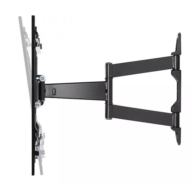 Suporte de parede/teto para ecrãs de sinalização B-TECH BTV513 para 55 polegadas (139,7 cm), máx. 35 kg, VESA 426×400, inclinação -2–10°, rotação 180° – preto