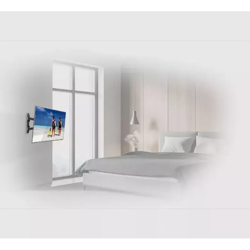 Suporte de parede/teto para ecrãs de sinalização B-TECH BTV513 para 55 polegadas (139,7 cm), máx. 35 kg, VESA 426×400, inclinação -2–10°, rotação 180° – preto