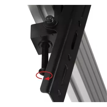 Braço de montagem para ecrã plano B-TECH SYSTEM X VESA 400 com inclinação para BT8390, preto, capacidade de carga 70 kg