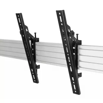 Braço de montagem para ecrã plano B-TECH SYSTEM X VESA 400 com inclinação para BT8390, preto, capacidade de carga 70 kg