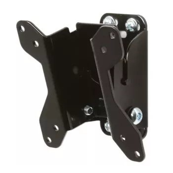 Suporte de parede B-TECH BT7511/B para ecrãs planos, inclinável -10° a 17°, até 20 kg, para 28 polegadas (máx. 71,1 cm), VESA 75x75–100x100, 5,5 cm de distância à parede, preto