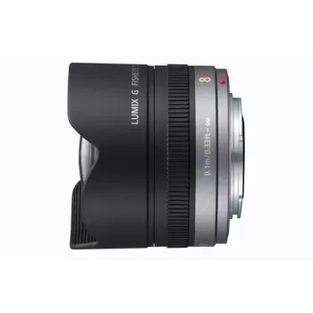 Objetiva para máquina fotográfica Panasonic H-F008E preta