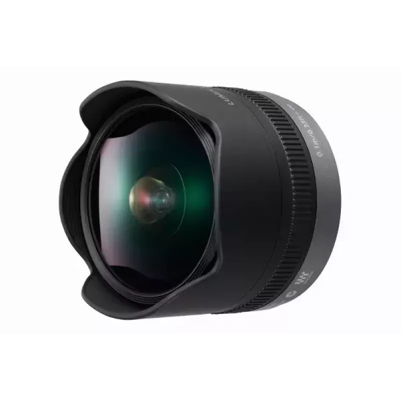 Objetiva para máquina fotográfica Panasonic H-F008E preta