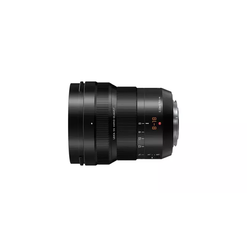 Objetiva para máquina fotográfica Panasonic H-E08018E preta