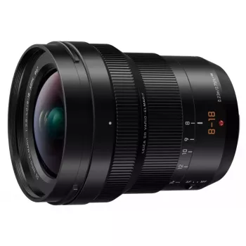 Objetiva para máquina fotográfica Panasonic H-E08018E preta