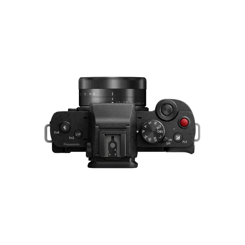 Panasonic Lumix DC-G100D kit de câmara preto com objetiva H-FS 12-32 e punho DMW-SHGR2