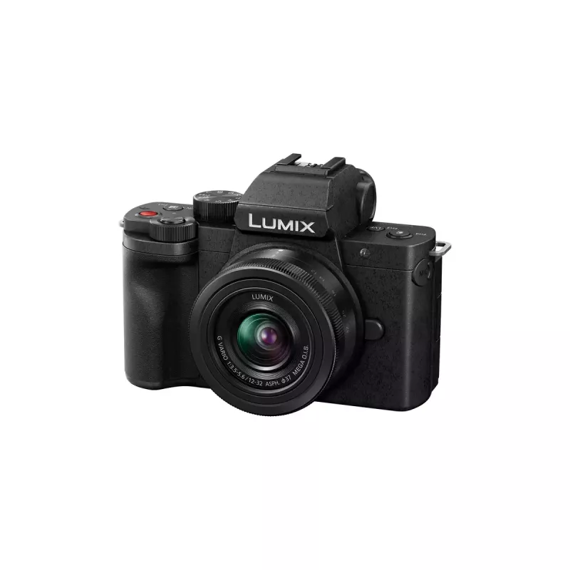 Panasonic Lumix DC-G100D kit de câmara preto com objetiva H-FS 12-32 e punho DMW-SHGR2
