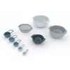 Conjunto Joseph Joseph Nest empilhável azul cinzento 4,5 L tigela 1,65 L escorredor