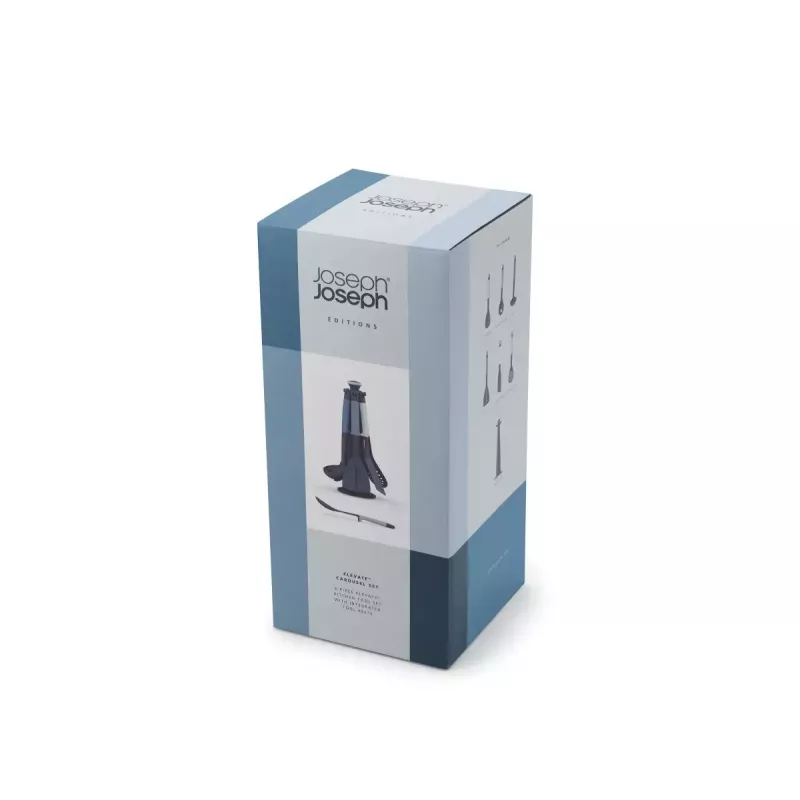 Joseph Joseph Elevate 6 peças utensílios de cozinha azul-acinzentados resistentes ao calor