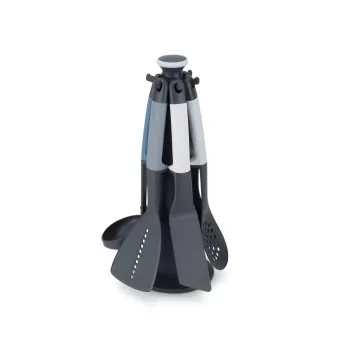 Joseph Joseph Elevate 6 peças utensílios de cozinha azul-acinzentados resistentes ao calor