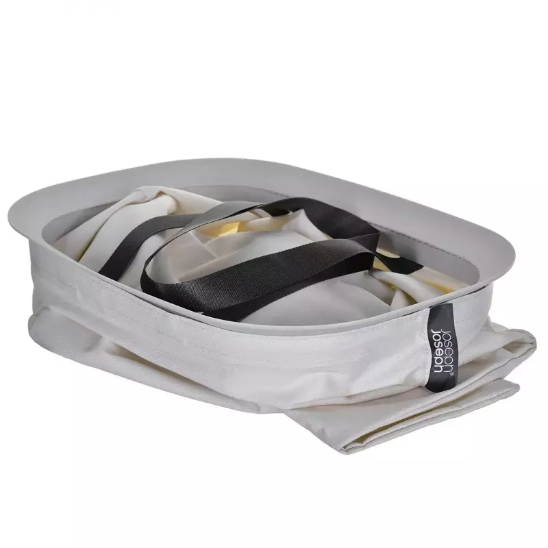 Cesto de roupa Joseph Joseph Tota 90L ecru — capacidade de 90 L, design durável