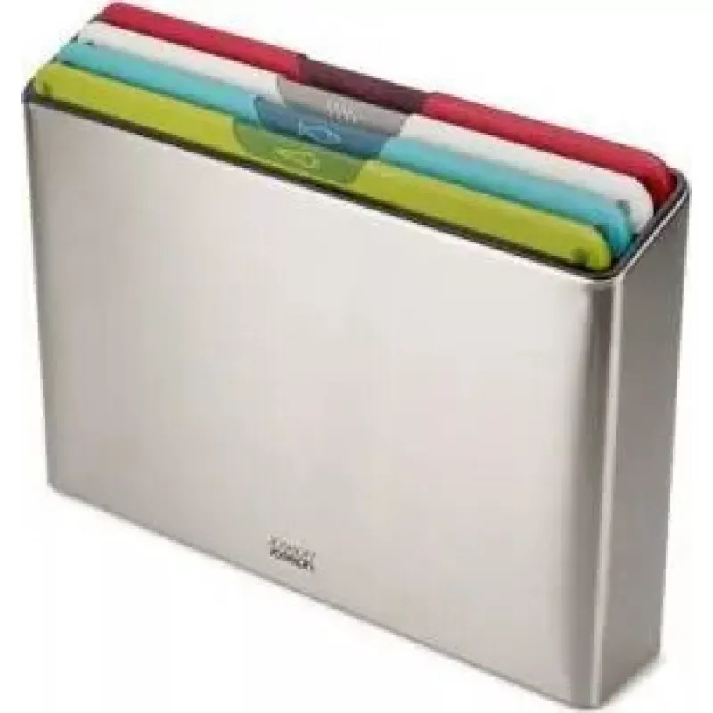 Conjunto de tábuas de corte Joseph Joseph Folio Icon Steel 4 peças multicolor