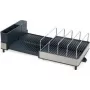 Escorredor de louça joseph joseph Extend Max Steel design compacto, escorredor dobrável para louça e talheres