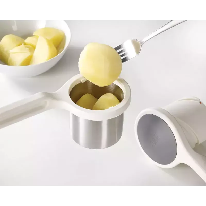 Espremedor de batatas Joseph Joseph Helix náilon aço inoxidável branco