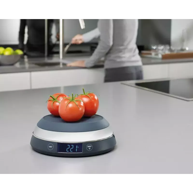 Balança de cozinha eletrónica Joseph Joseph SwitchScale cinzento
