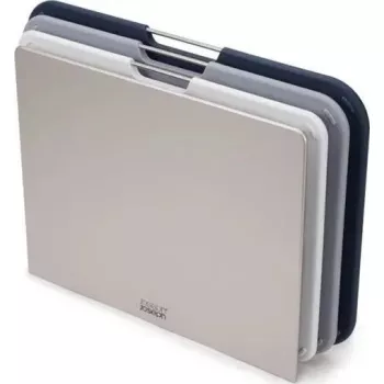 Conjunto de tábuas de corte joseph joseph Nest Boards 3 peças, design compacto encaixável, cinzento