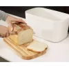 Caixa de pão Joseph Joseph Bread Bin retangular branco