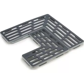 Tapete para lava-loiça Joseph Joseph SinkSaver cinzento ajustável 85037 – proteção para lava-loiça, ajuste flexível a vários tamanhos de cuba