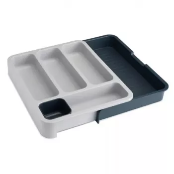 Joseph Joseph DrawerStore 85042 Organizador de talheres extensível cinzento