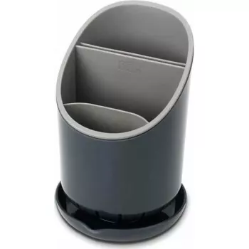 Escorredor de talheres joseph joseph Dock cinzento – design compacto, escoamento fácil (modelo 85075)