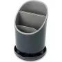 Escorredor de talheres joseph joseph Dock cinzento – design compacto, escoamento fácil (modelo 85075)