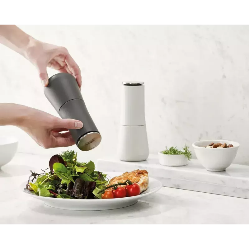 Moinho de alimentos Joseph Joseph Milltop cinzento cerâmica aço inoxidável
