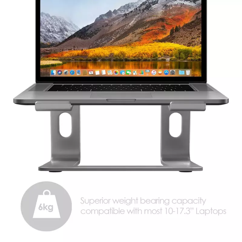 Suporte para portátil Desire2 Supreme Pro prateado para portáteis de 43,9 cm (17,3