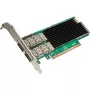 Adaptador de rede INTEL E830-CQDA2 PCIe 5.0 x8, portas Ethernet duplas 10Gb / 100Gb