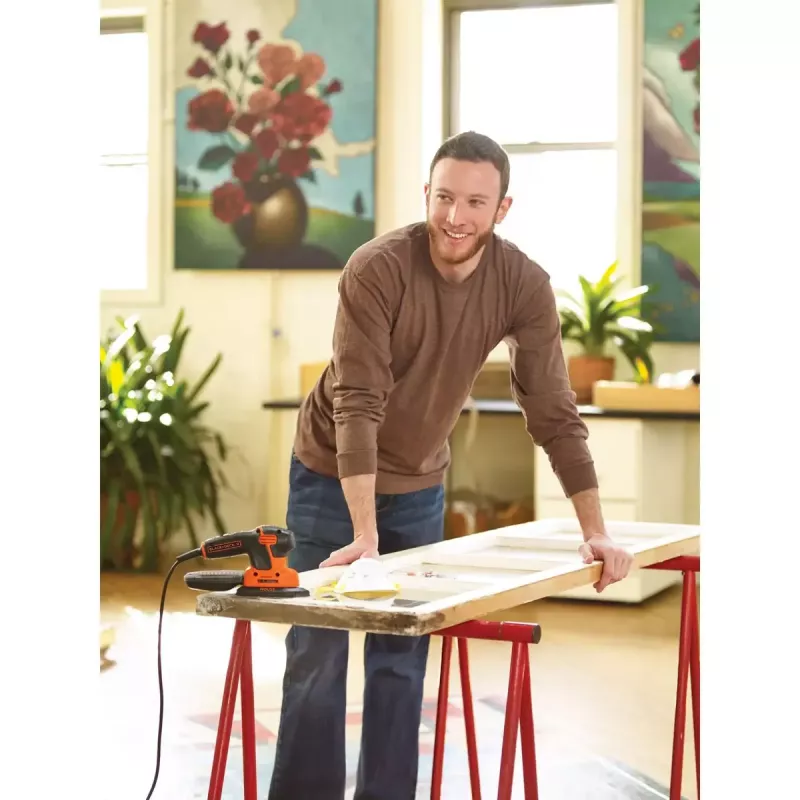 Lixadeira orbital portátil Black & Decker KA2000-QS