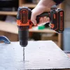 Berbequim aparafusador Black & Decker BDCHD18K-QW 1400 min⁻¹, 1,5 Ah, preto, laranja