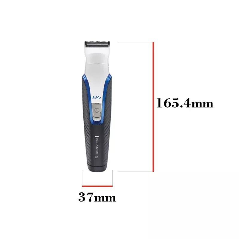 Remington G4 Graphite Series kit de corte multifunções preto azul branco 0,2 mm