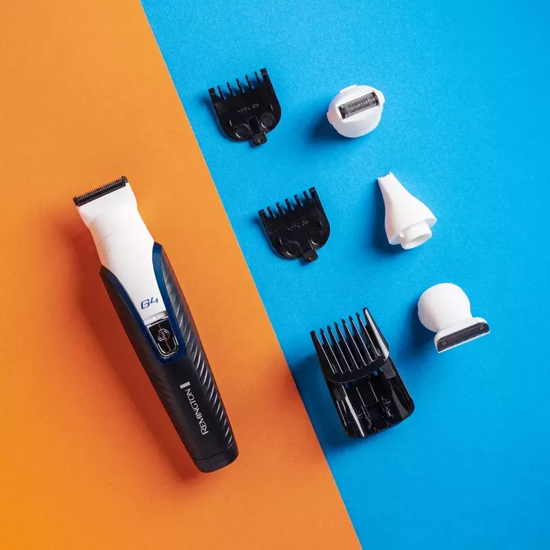 Remington G4 Graphite Series kit de corte multifunções preto azul branco 0,2 mm