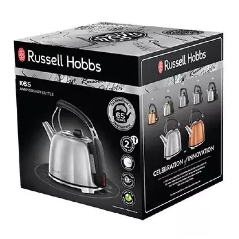 Chaleira elétrica Russell Hobbs 1,2 L 2400 W aço inoxidável